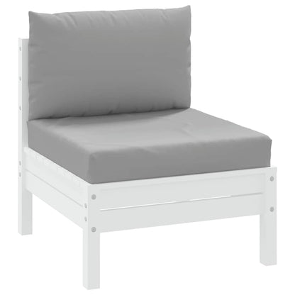 vidaXL Coussins de palette 2 pcs Gris Tissu Oxford