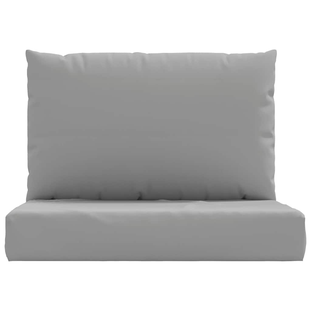 vidaXL Coussins de palette 2 pcs Gris Tissu Oxford