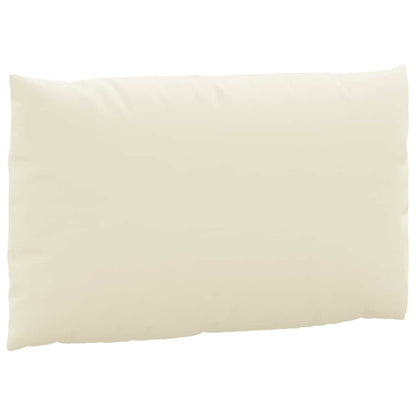 vidaXL Coussins de palette 2 pcs Crème Tissu Oxford