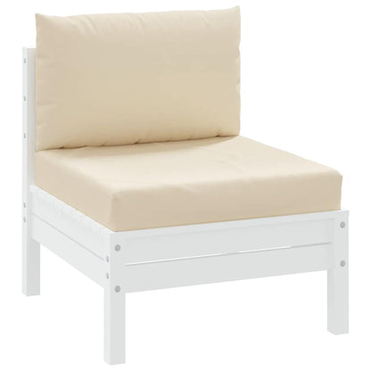 vidaXL Coussins de palette 2 pcs Tissu Oxford Beige