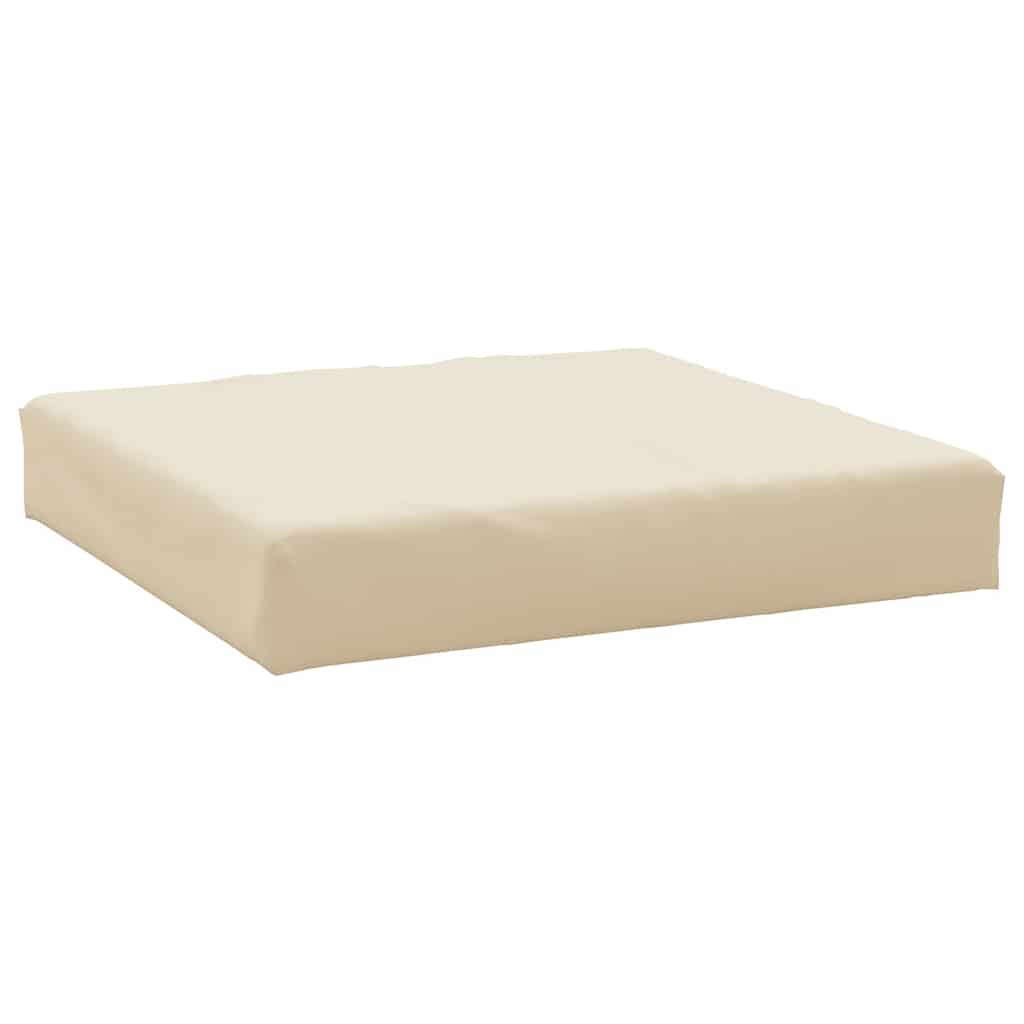 vidaXL Coussins de palette 2 pcs Tissu Oxford Beige