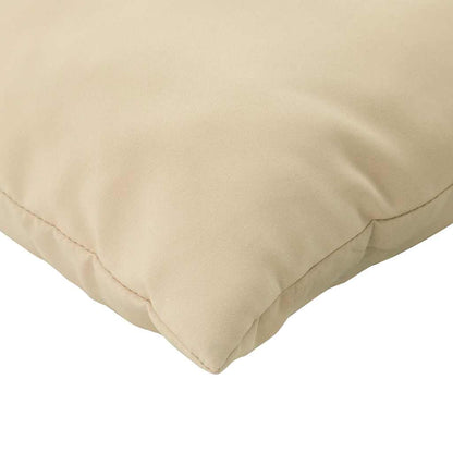 vidaXL Coussins de palette 2 pcs Tissu Oxford Beige