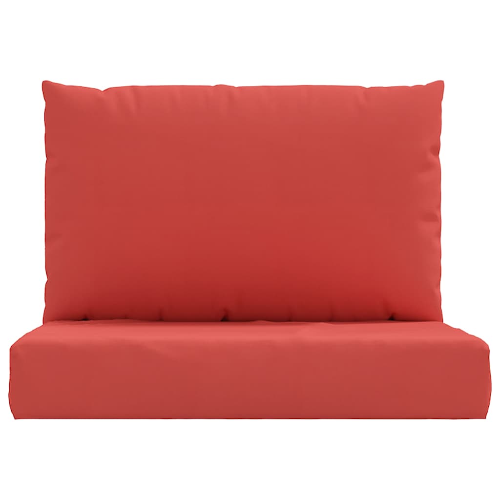 vidaXL Palettenkissen 2-tlg. Rot Oxford-Gewebe