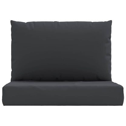 vidaXL Coussins pour palettes 2 pcs Noir Tissu Oxford