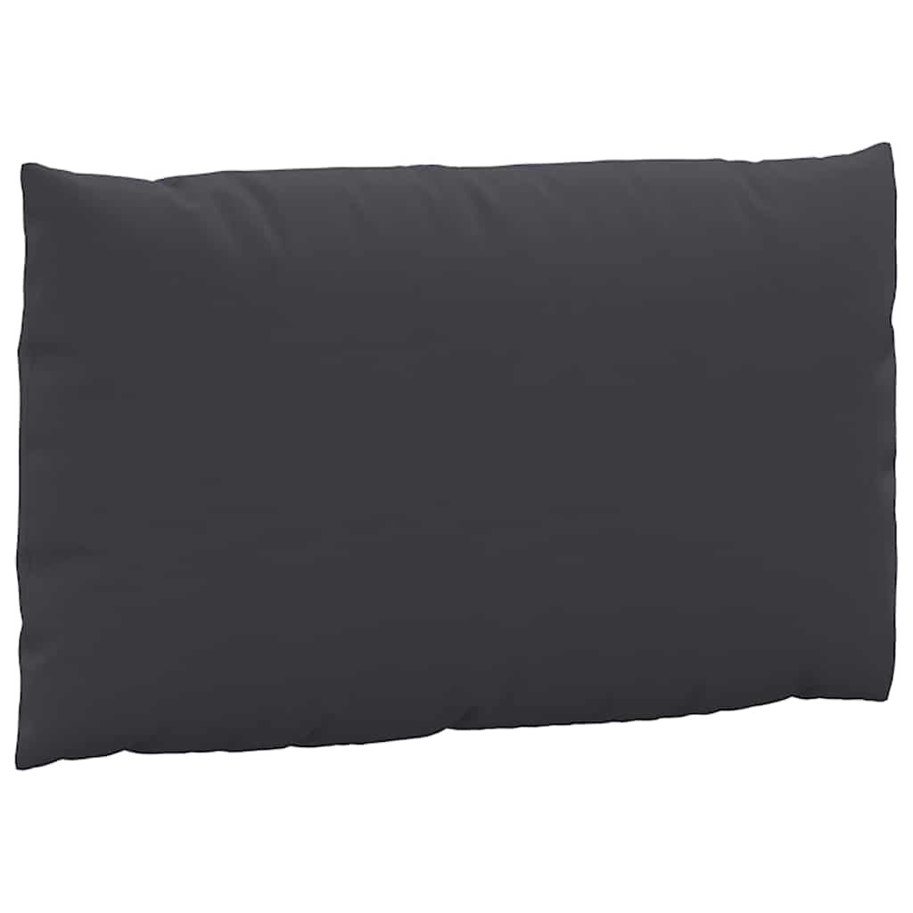 vidaXL Coussins pour palettes 2 pcs Noir Tissu Oxford