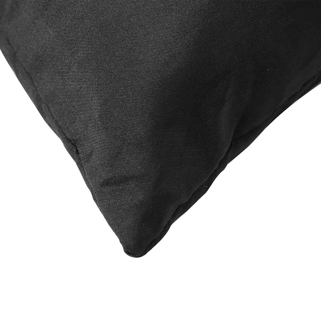 vidaXL Coussins pour palettes 2 pcs Noir Tissu Oxford