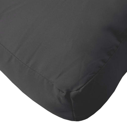 vidaXL Coussins pour palettes 2 pcs Noir Tissu Oxford