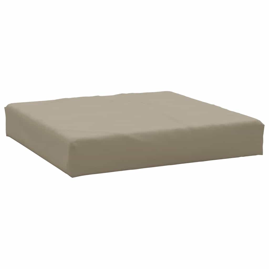 vidaXL Coussins de palette 2 pcs Taupe Tissu Oxford