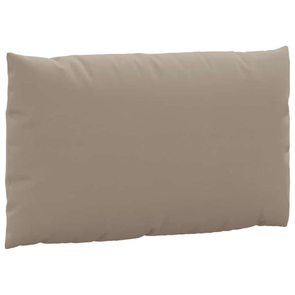 vidaXL Coussins de palette 2 pcs Taupe Tissu Oxford
