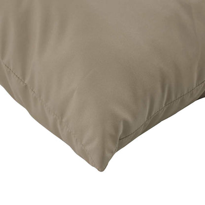 vidaXL Coussins de palette 2 pcs Taupe Tissu Oxford