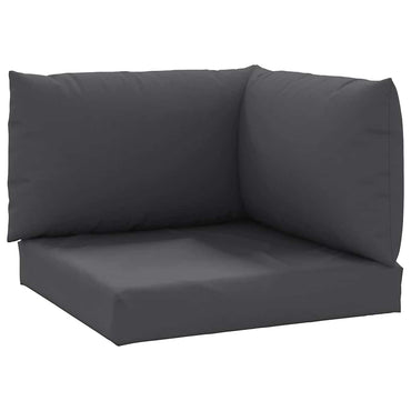 vidaXL Coussins de palette 3 pcs Anthracite Tissu Oxford