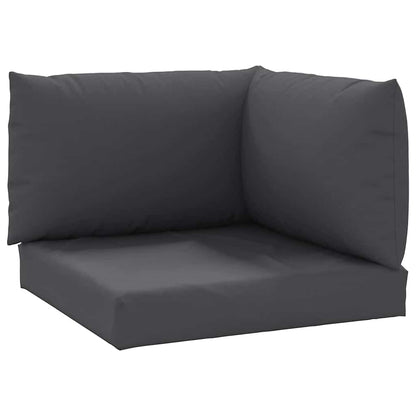 vidaXL Coussins de palette 3 pcs Anthracite Tissu Oxford