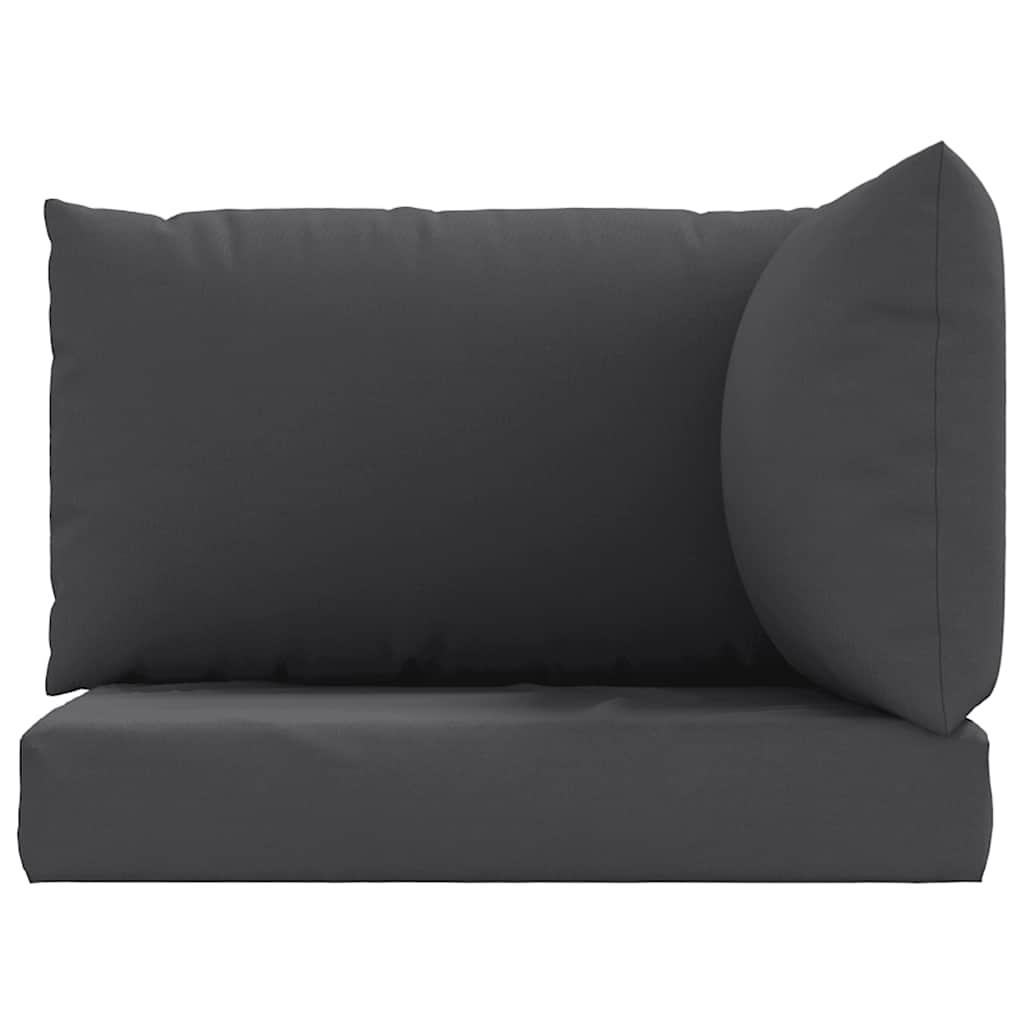 vidaXL Coussins de palette 3 pcs Anthracite Tissu Oxford