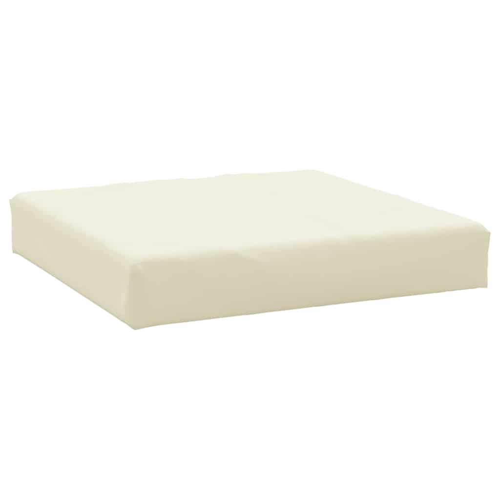 Coussins de palette vidaXL 3 pcs Crème Tissu Oxford