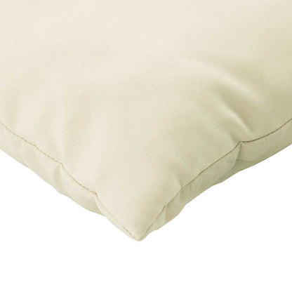 Coussins de palette vidaXL 3 pcs Crème Tissu Oxford