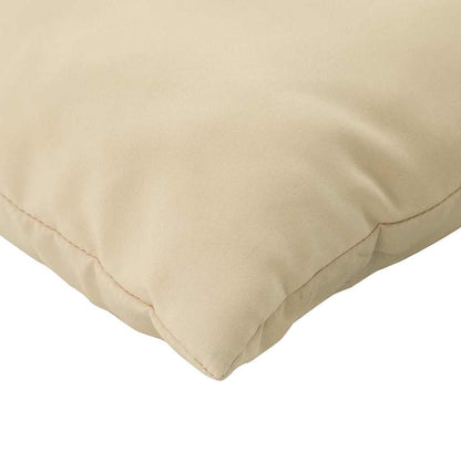 vidaXL Coussins de palette 3 pcs Beige Tissu Oxford