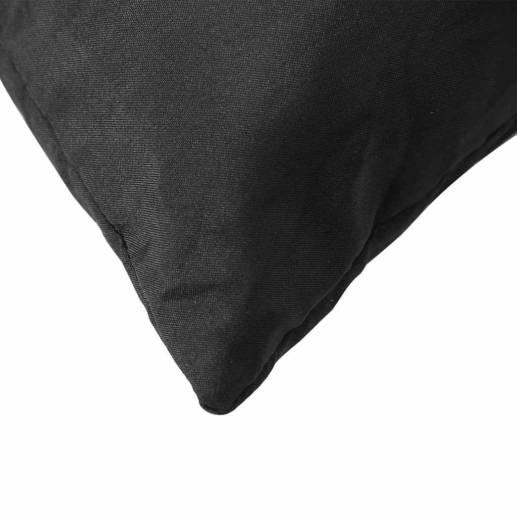 vidaXL Palettenkissen 3-tlg. Schwarz Oxford-Gewebe