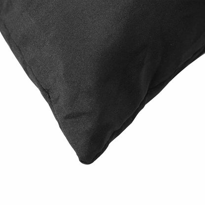 vidaXL Palettenkissen 3-tlg. Schwarz Oxford-Gewebe