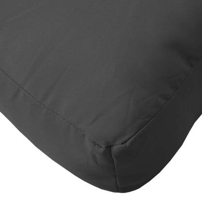 vidaXL Palettenkissen 3-tlg. Schwarz Oxford-Gewebe
