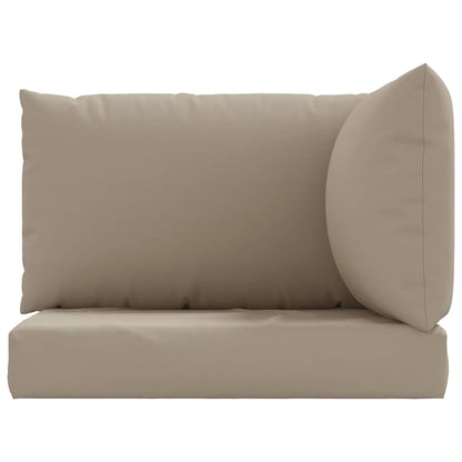 vidaXL Coussins de palette 3 pcs. Taupe Tissu Oxford