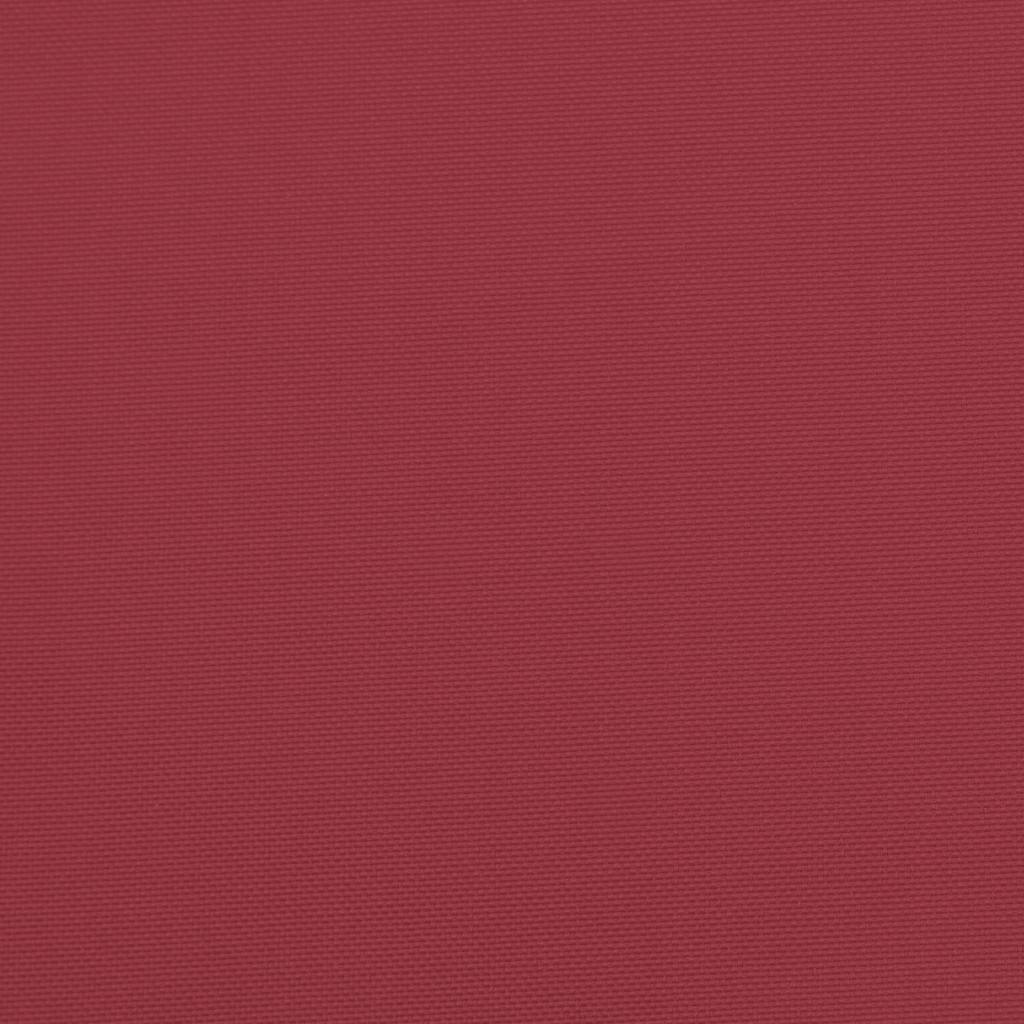 vidaXL Coussins de palette 3 pcs Rouge bordeaux Tissu Oxford