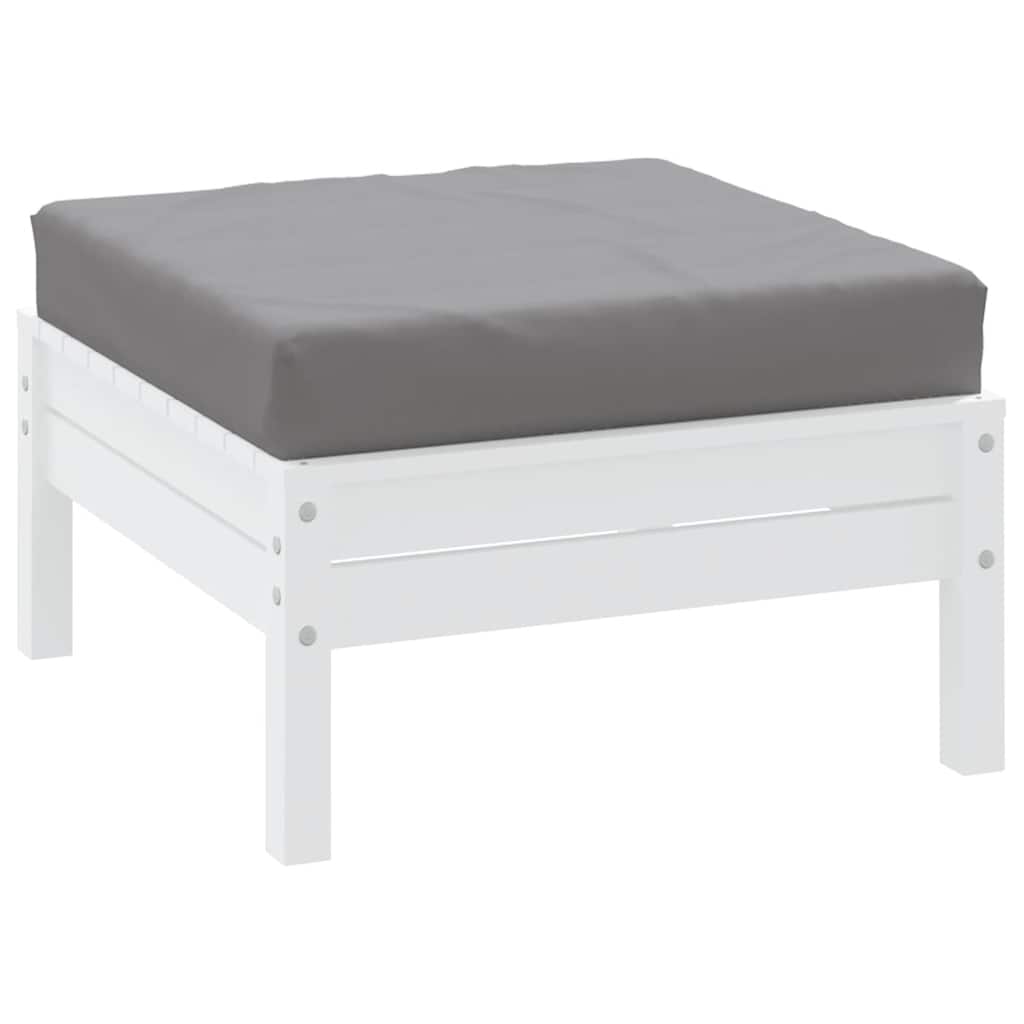 vidaXL Coussin de palette gris 60x60x9,5 cm en tissu Oxford