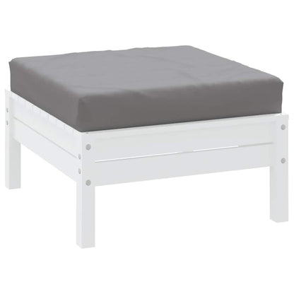 vidaXL Coussin de palette gris 60x60x9,5 cm en tissu Oxford