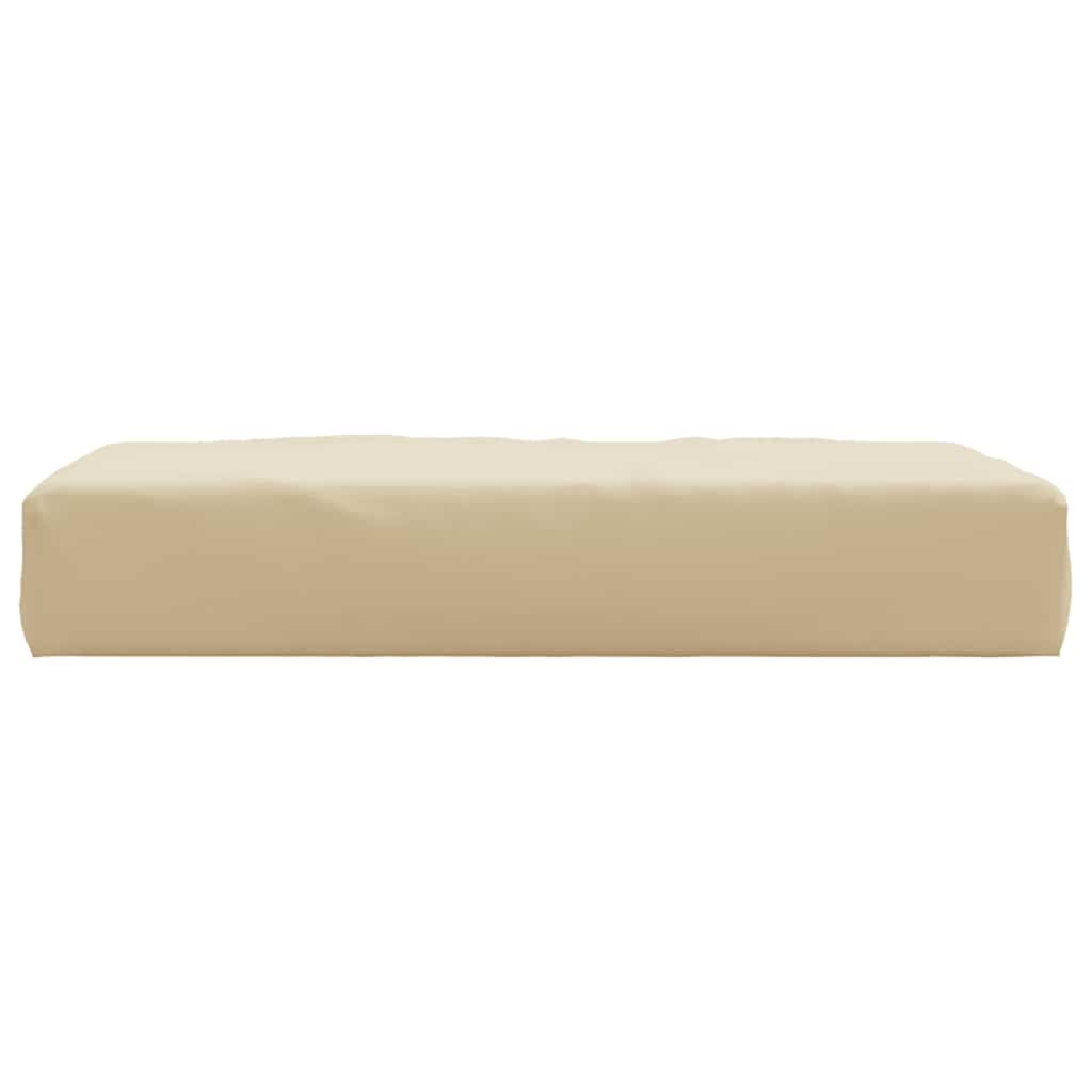 vidaXL Palettenkissen Beige 60x60x8 cm Oxford-Gewebe