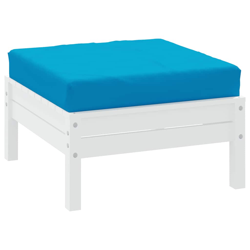 vidaXL Palettenkissen Hellblau 60x60x9,5 cm Oxford-Gewebe