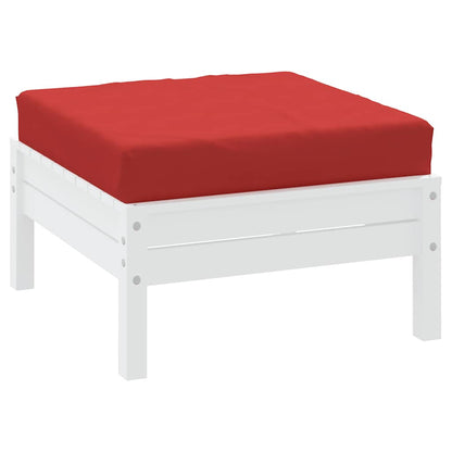 vidaXL Coussin de palette Rouge 60x60x9,5 cm Tissu Oxford