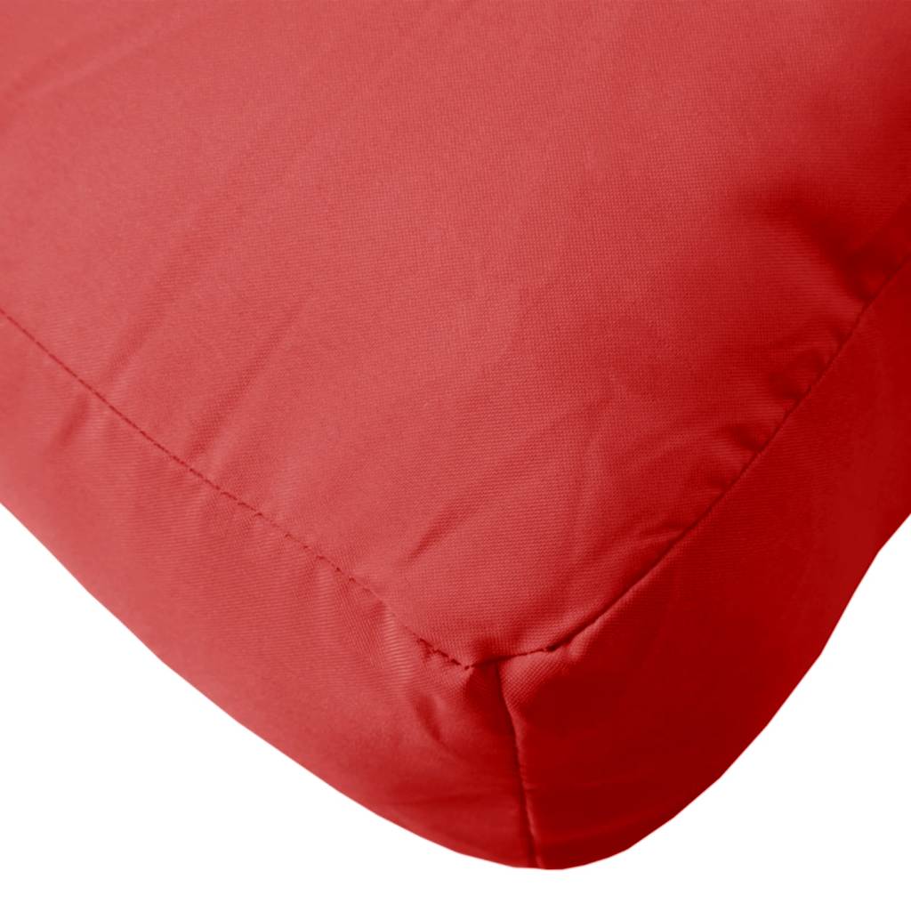 vidaXL Coussin de palette Rouge 60x60x9,5 cm Tissu Oxford