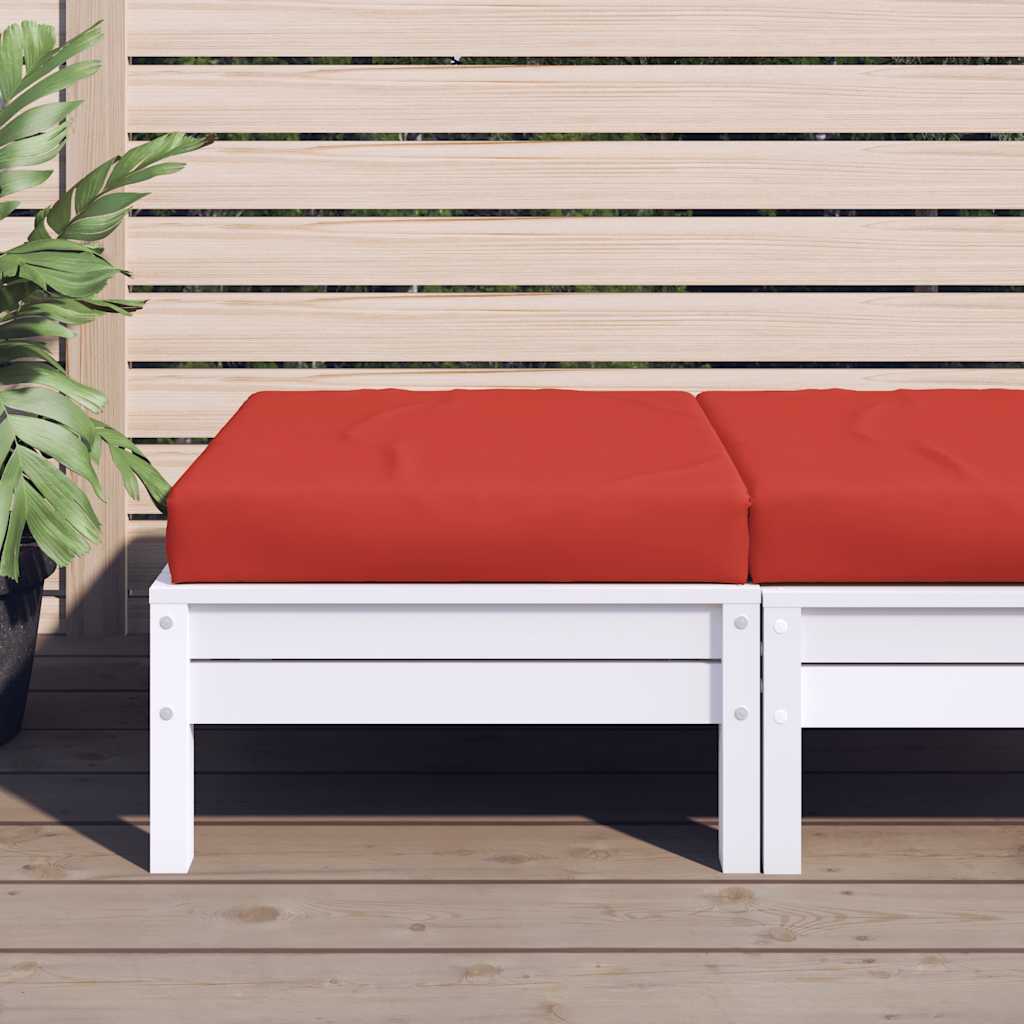 vidaXL Coussin de palette Rouge 60x60x9,5 cm Tissu Oxford