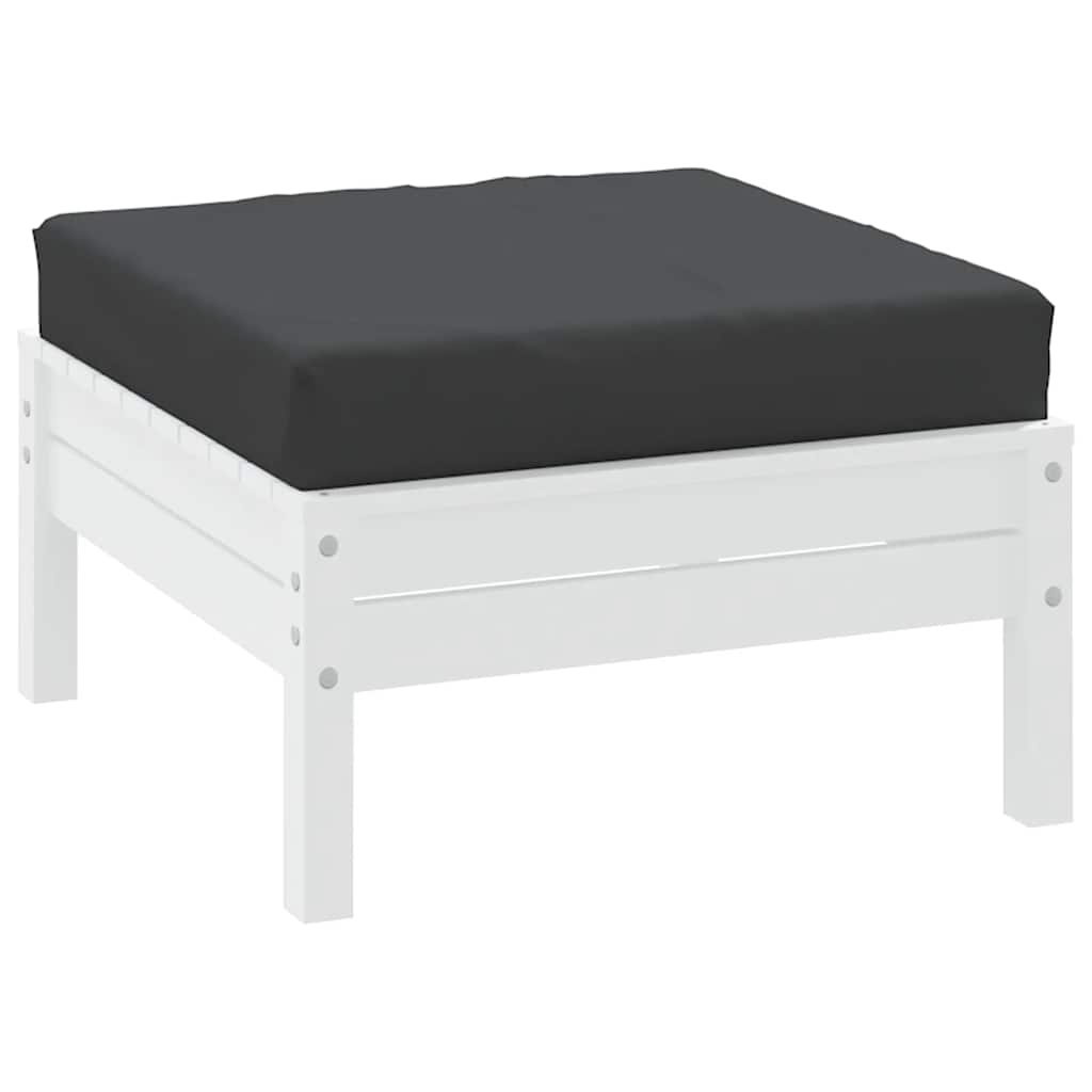 vidaXL Coussin de palette Noir 60x60x8 cm Tissu Oxford