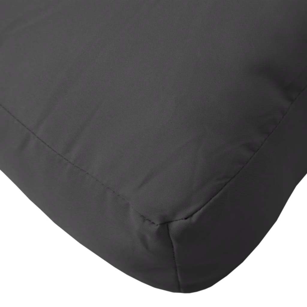 vidaXL Coussin de palette Noir 60x60x8 cm Tissu Oxford