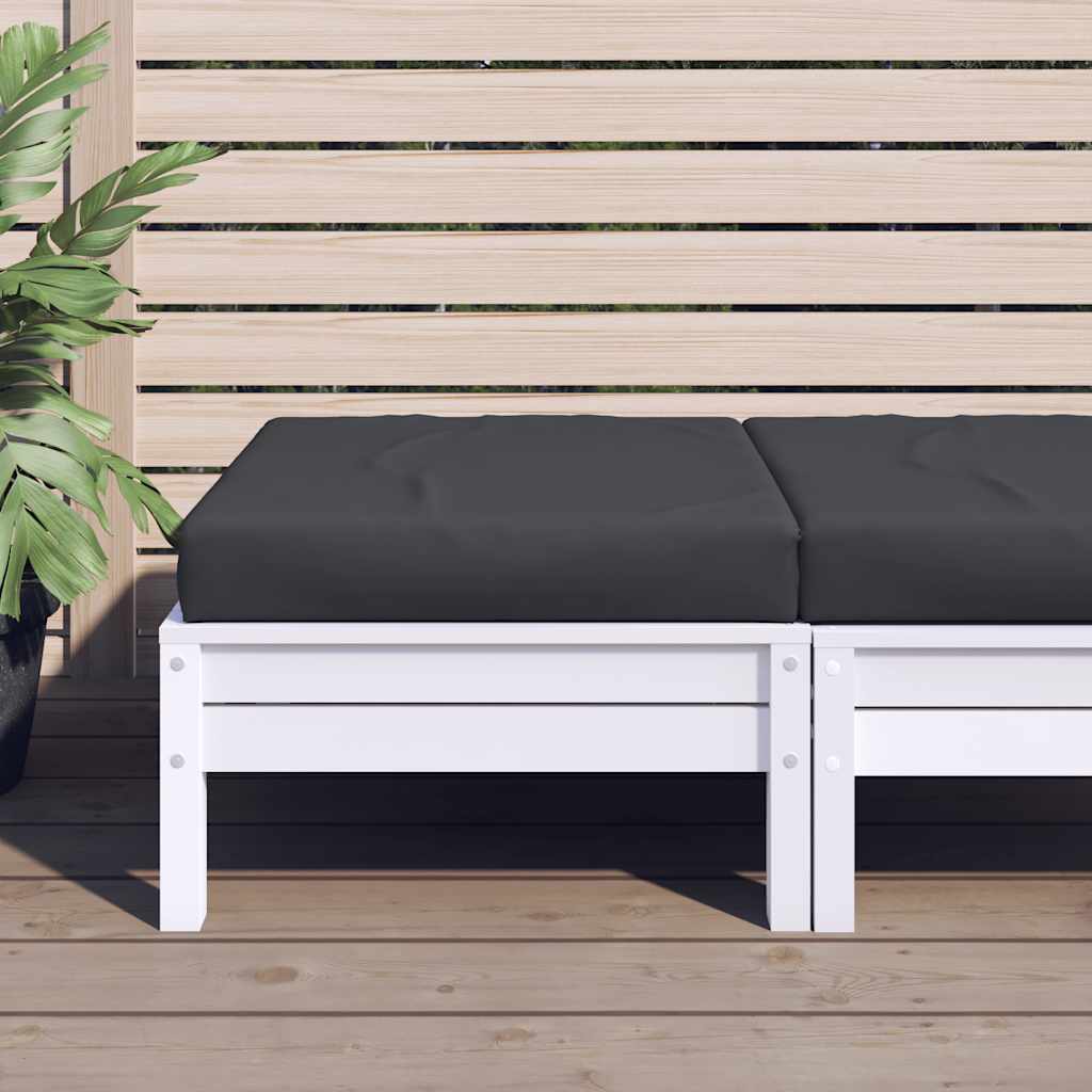 vidaXL Coussin de palette Noir 60x60x8 cm Tissu Oxford