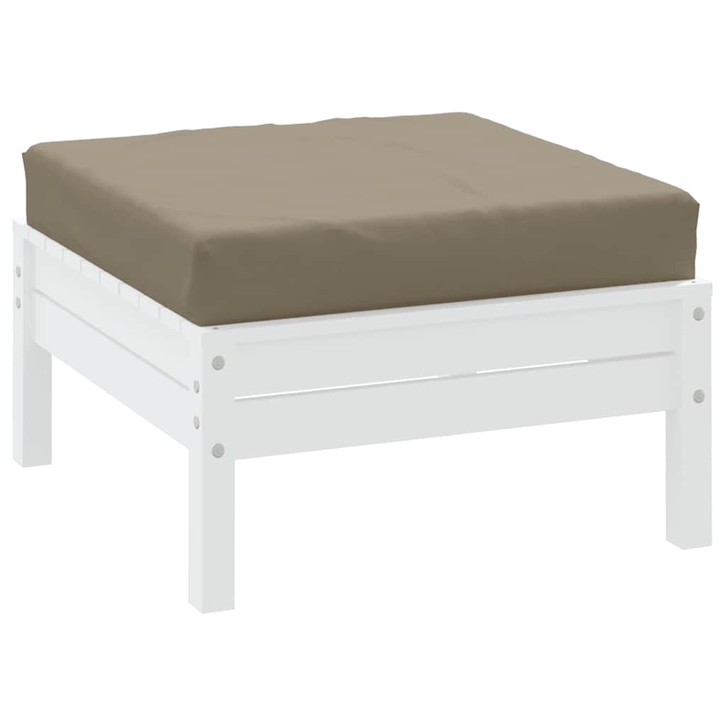 vidaXL Coussin de palette Taupe 60x60x9,5 cm Tissu Oxford