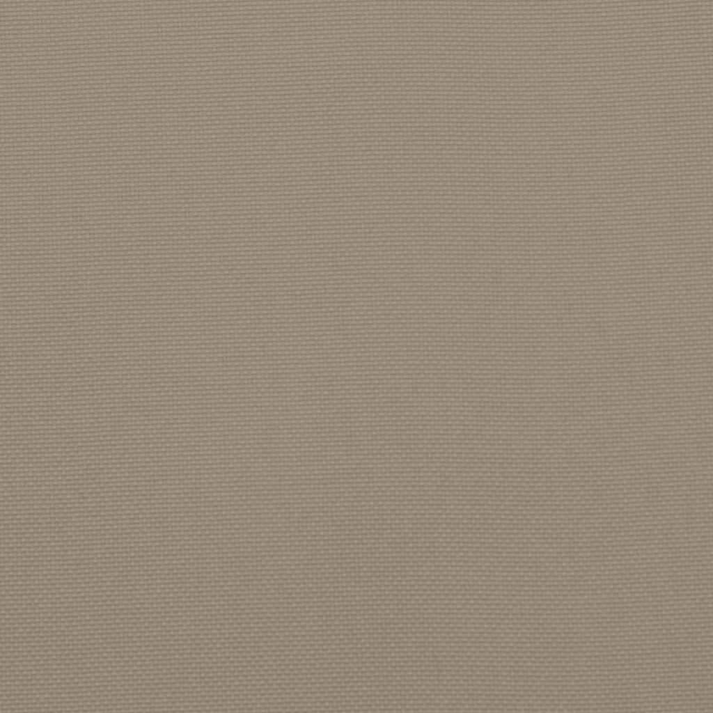 vidaXL Coussin de palette Taupe 60x60x9,5 cm Tissu Oxford