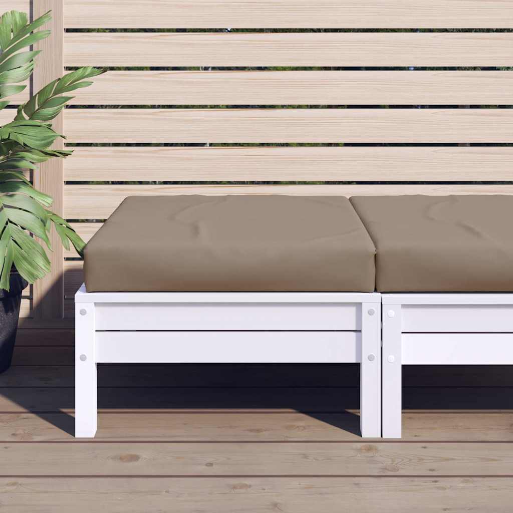 vidaXL Coussin de palette Taupe 60x60x9,5 cm Tissu Oxford