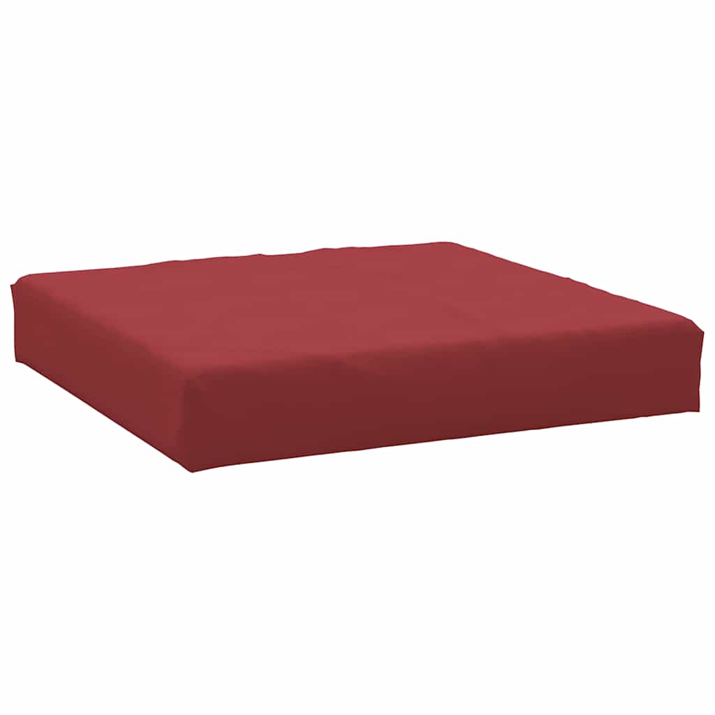 vidaXL Coussin de palette rouge bordeaux 60x60x9,5 cm en tissu Oxford