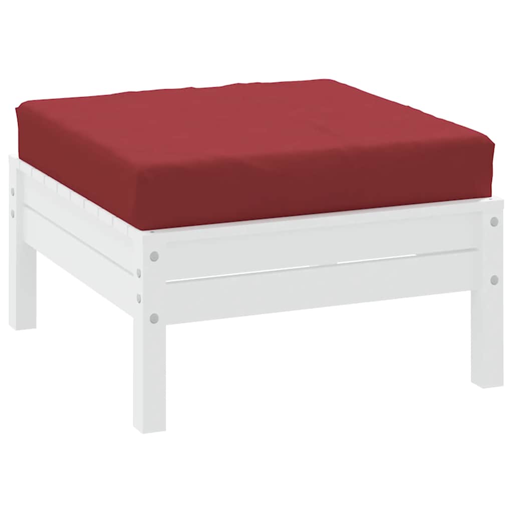 vidaXL Coussin de palette rouge bordeaux 60x60x9,5 cm en tissu Oxford