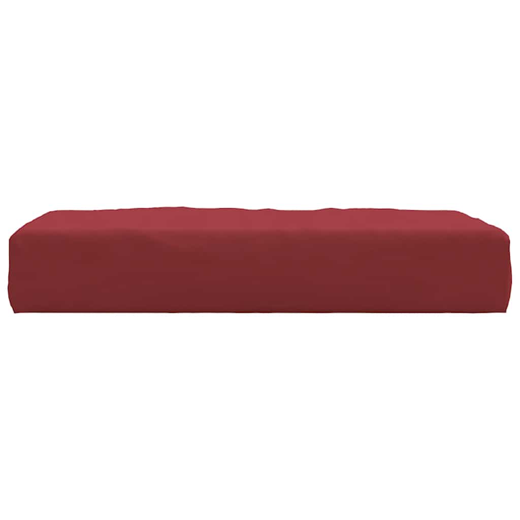 vidaXL Coussin de palette rouge bordeaux 60x60x9,5 cm en tissu Oxford