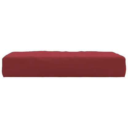 vidaXL Coussin de palette rouge bordeaux 60x60x9,5 cm en tissu Oxford