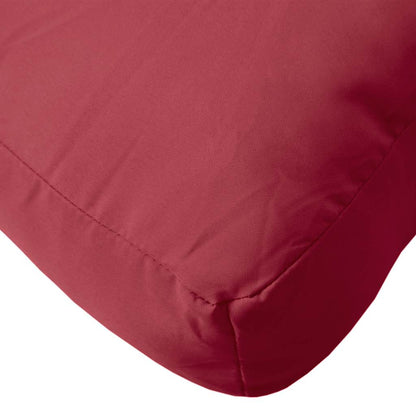 vidaXL Coussin de palette rouge bordeaux 60x60x9,5 cm en tissu Oxford