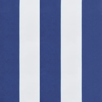 vidaXL Coussins de palette Bleu et blanc à rayures 60x60x8 cm Tissu Oxford