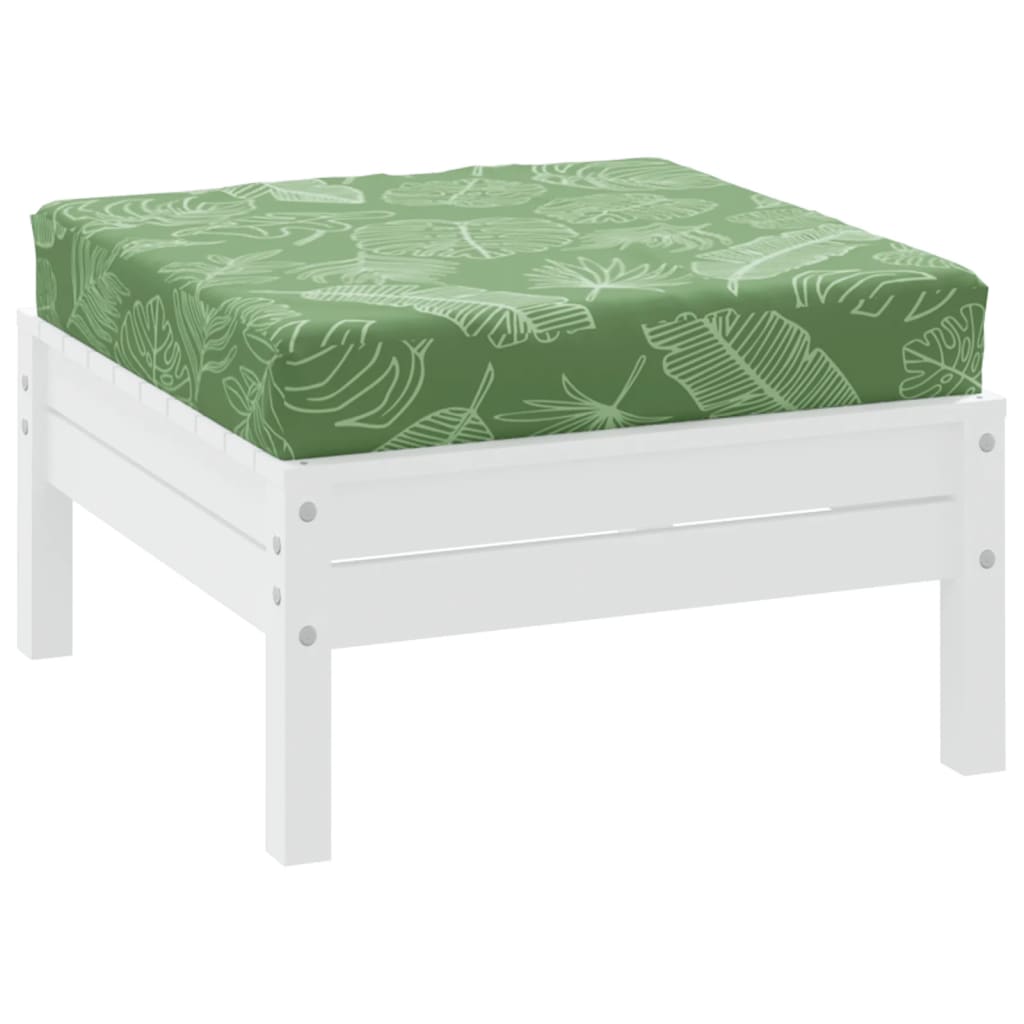 vidaXL Palettenkissen Blattmuster 60x60x8 cm Oxford-Gewebe