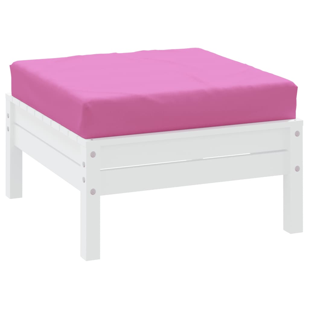 vidaXL Palettenkissen Rosa 60x60x8 cm Oxford-Gewebe