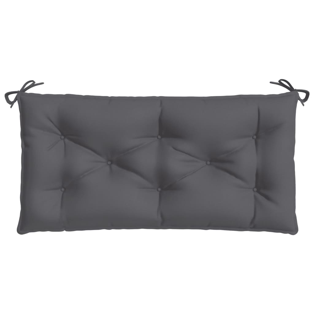 vidaXL Coussin pour banc de jardin Anthracite 110x50x7 cm Tissu Oxford