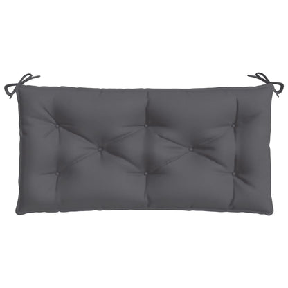 vidaXL Coussin pour banc de jardin Anthracite 110x50x7 cm Tissu Oxford