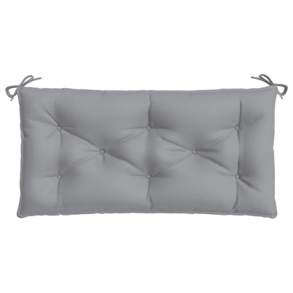 vidaXL Coussin de banc de jardin gris 110x50x7 cm en tissu Oxford