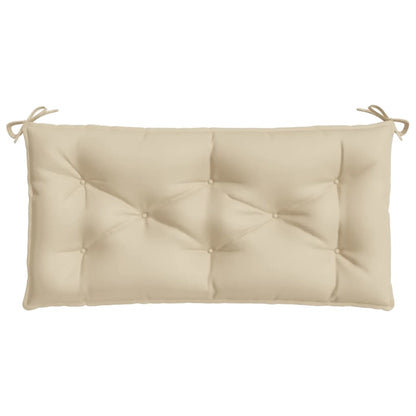 vidaXL Coussin de banc de jardin beige 110 x 50 x 7 cm Tissu Oxford